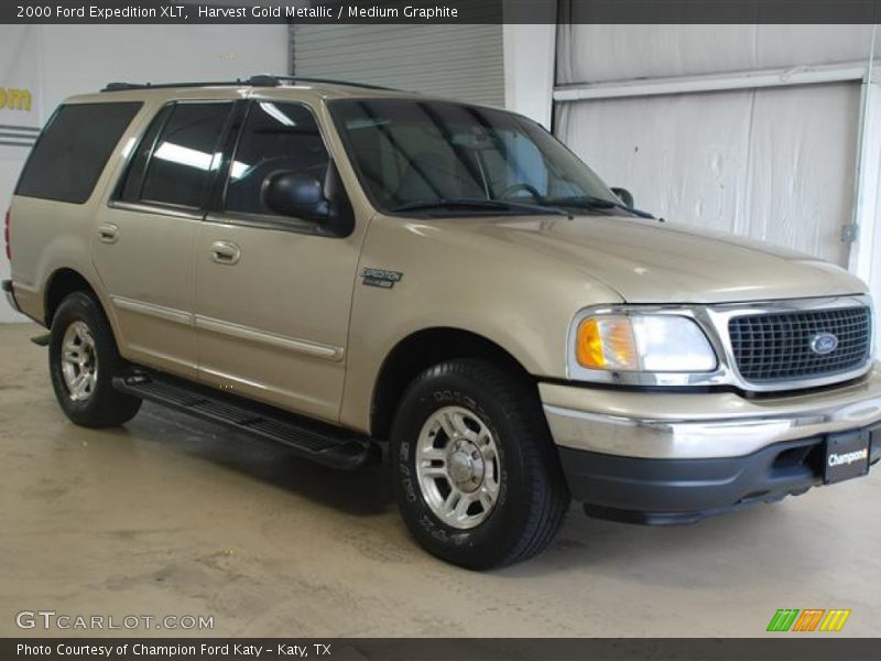 Harvest Gold Metallic / Medium Graphite 2000 Ford Expedition XLT