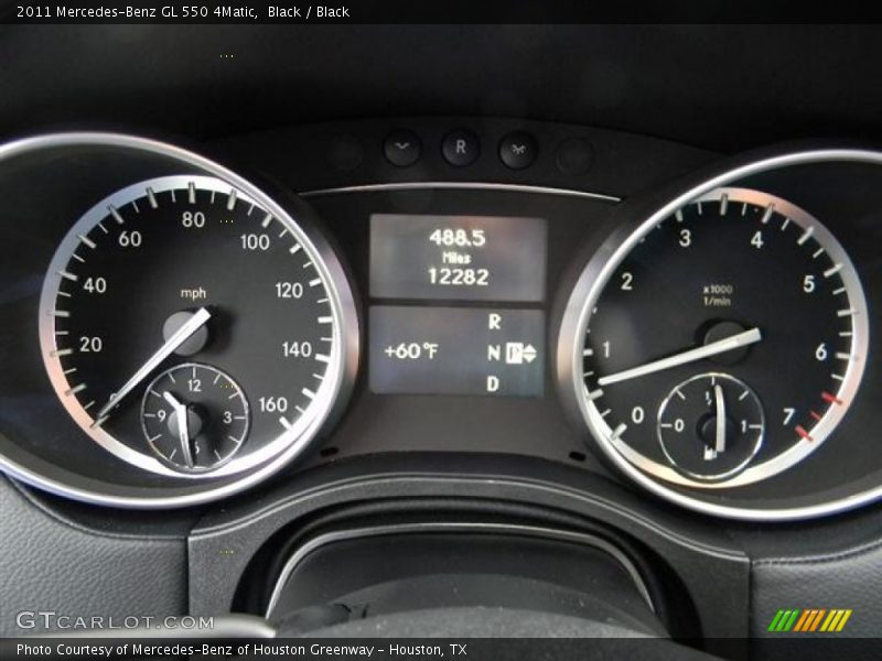 Black / Black 2011 Mercedes-Benz GL 550 4Matic