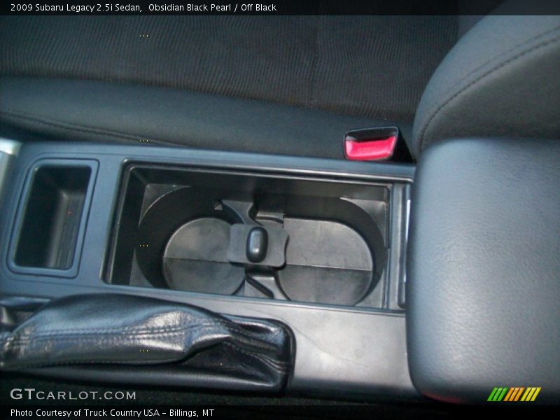 Obsidian Black Pearl / Off Black 2009 Subaru Legacy 2.5i Sedan