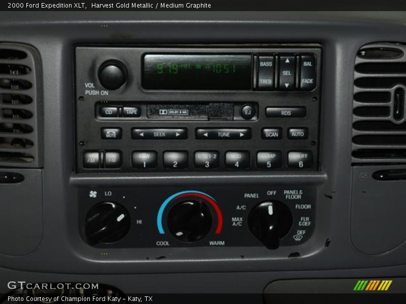 Harvest Gold Metallic / Medium Graphite 2000 Ford Expedition XLT