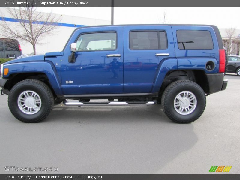 Superior Blue / Ebony Black 2006 Hummer H3