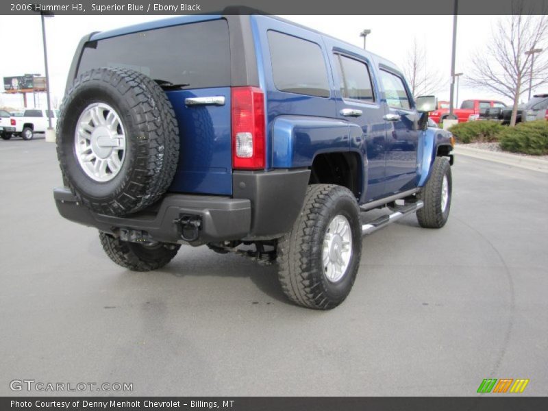 Superior Blue / Ebony Black 2006 Hummer H3