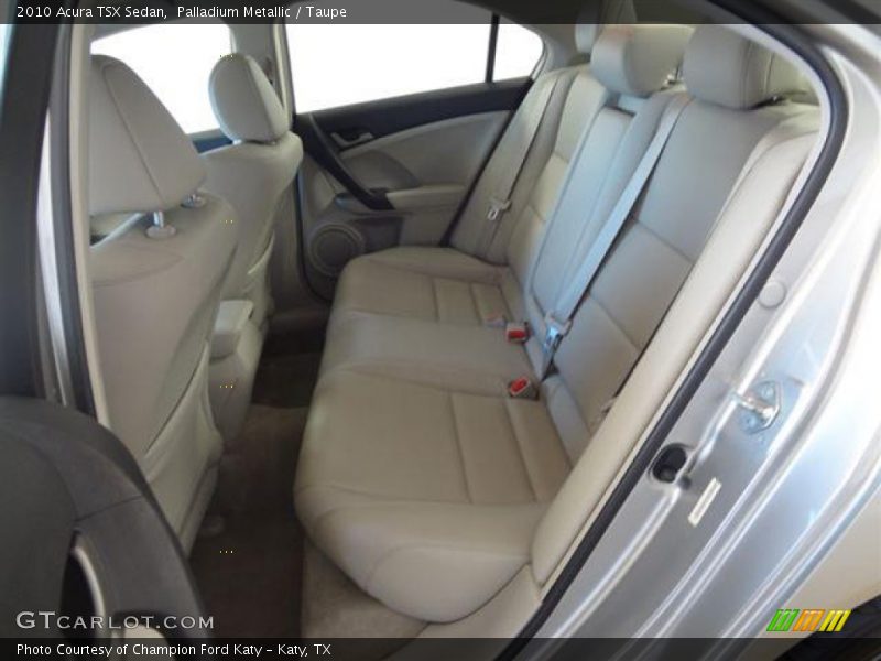 Palladium Metallic / Taupe 2010 Acura TSX Sedan