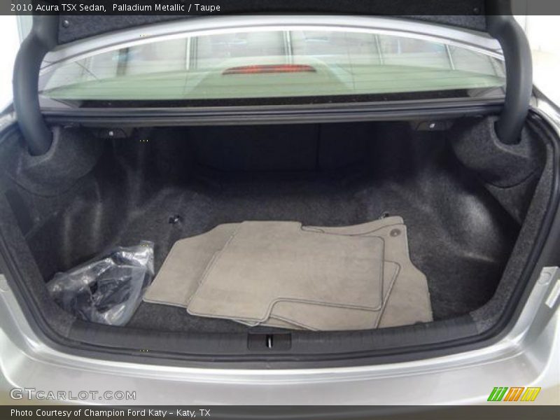 Palladium Metallic / Taupe 2010 Acura TSX Sedan
