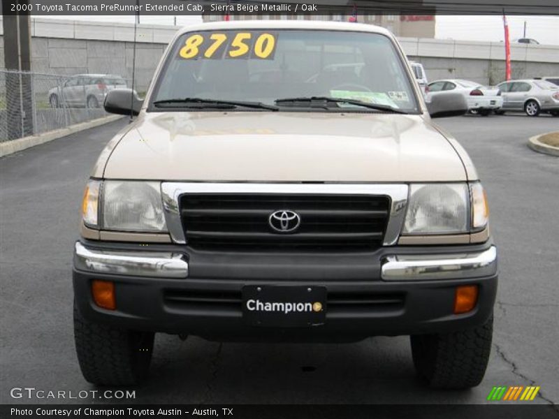 Sierra Beige Metallic / Oak 2000 Toyota Tacoma PreRunner Extended Cab