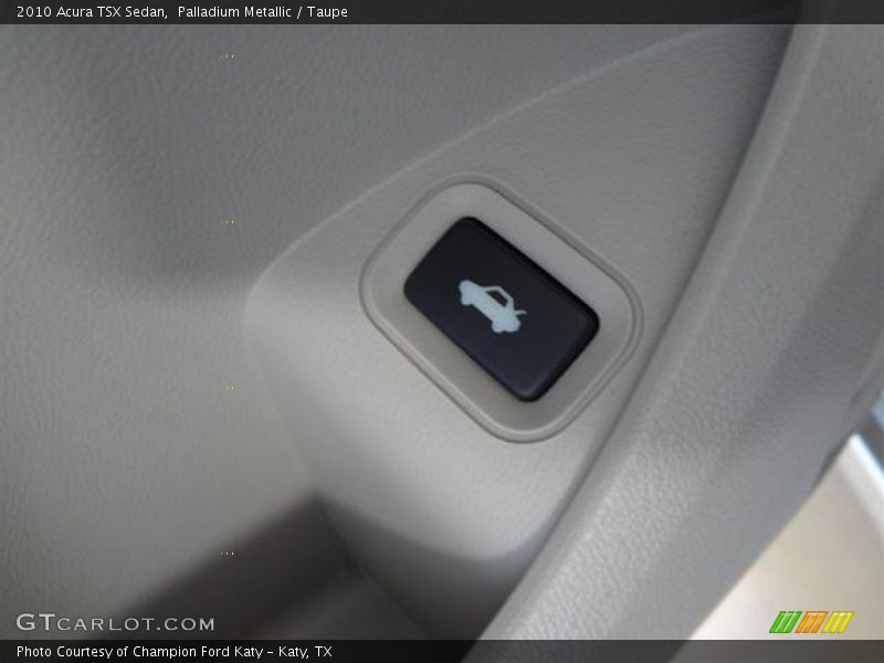 Palladium Metallic / Taupe 2010 Acura TSX Sedan