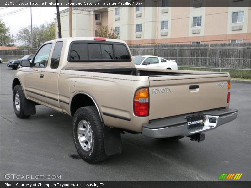 Sierra Beige Metallic / Oak 2000 Toyota Tacoma PreRunner Extended Cab