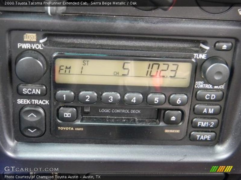 Sierra Beige Metallic / Oak 2000 Toyota Tacoma PreRunner Extended Cab