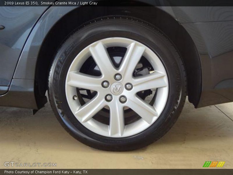 Smokey Granite Mica / Light Gray 2009 Lexus ES 350