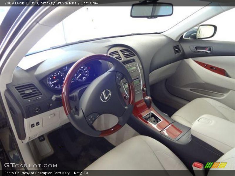Smokey Granite Mica / Light Gray 2009 Lexus ES 350