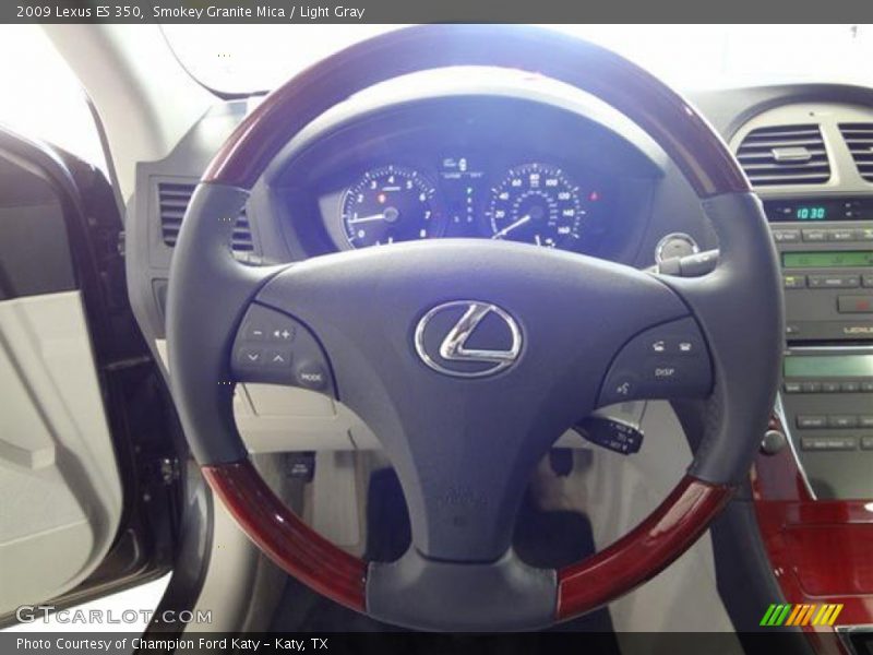 Smokey Granite Mica / Light Gray 2009 Lexus ES 350