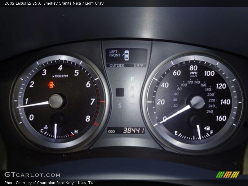 Smokey Granite Mica / Light Gray 2009 Lexus ES 350
