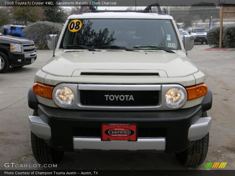 Sandstorm Metallic / Dark Charcoal 2008 Toyota FJ Cruiser 4WD