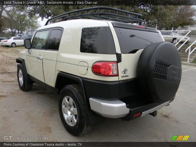Sandstorm Metallic / Dark Charcoal 2008 Toyota FJ Cruiser 4WD