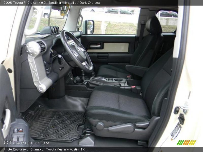 Sandstorm Metallic / Dark Charcoal 2008 Toyota FJ Cruiser 4WD