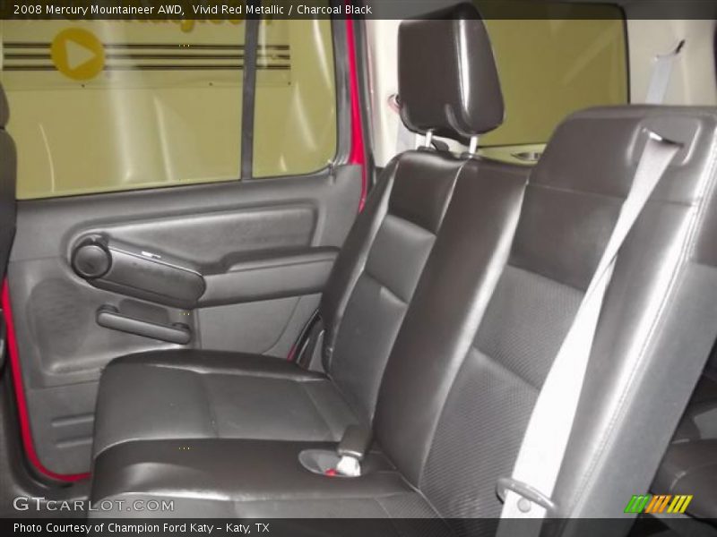 Vivid Red Metallic / Charcoal Black 2008 Mercury Mountaineer AWD