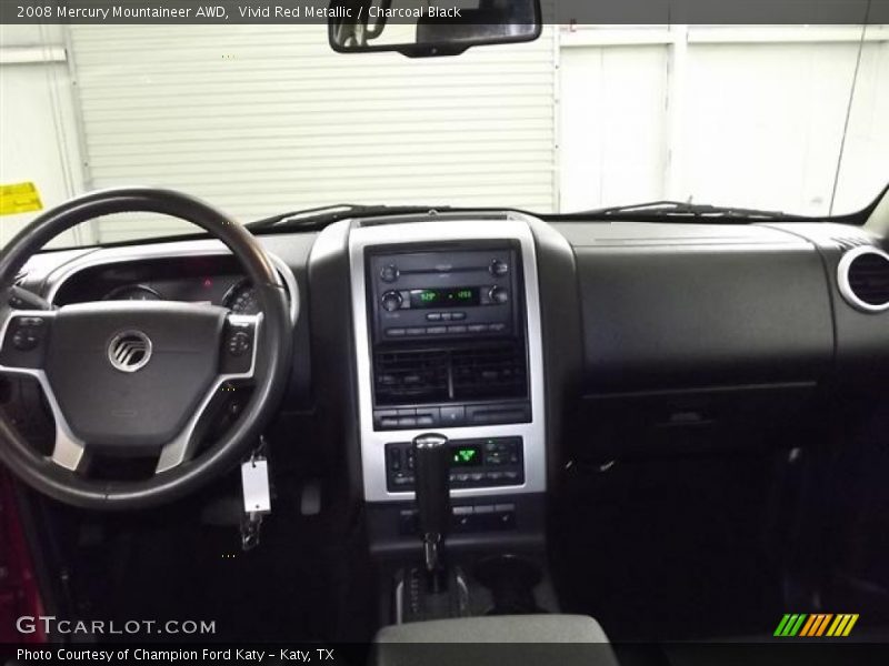 Vivid Red Metallic / Charcoal Black 2008 Mercury Mountaineer AWD