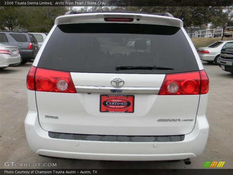 Arctic Frost Pearl / Stone Gray 2006 Toyota Sienna Limited