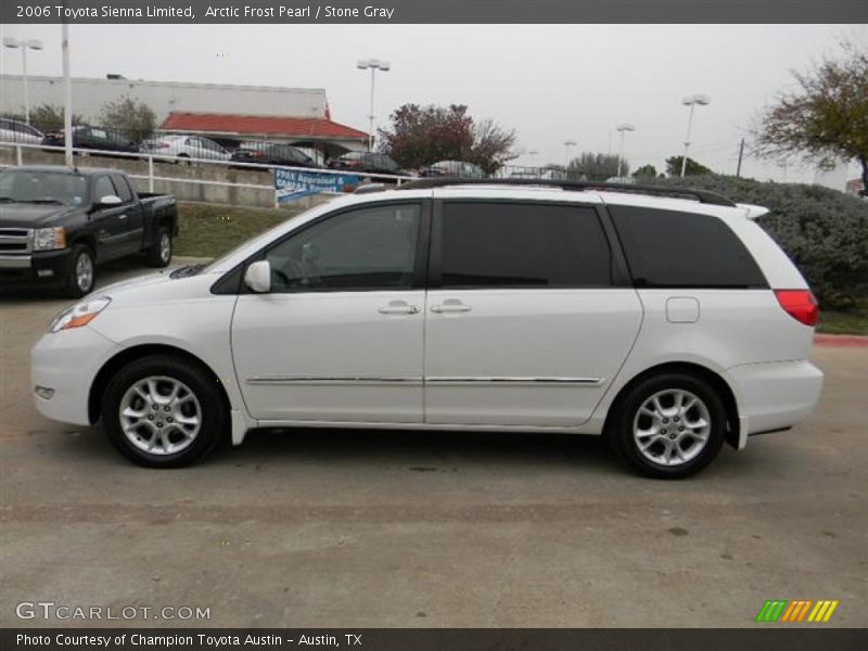 Arctic Frost Pearl / Stone Gray 2006 Toyota Sienna Limited
