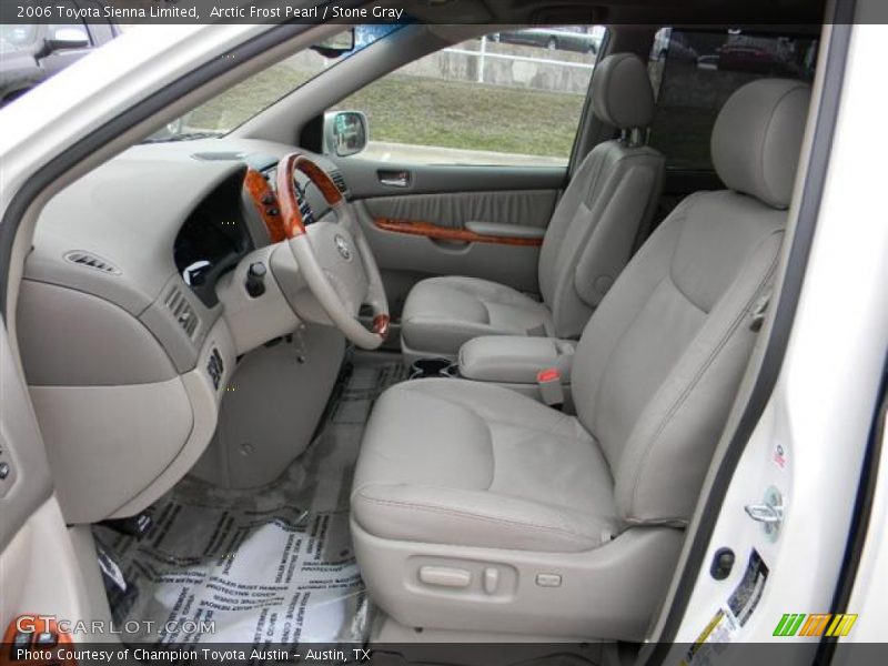 Arctic Frost Pearl / Stone Gray 2006 Toyota Sienna Limited