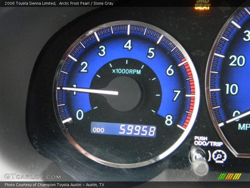 Arctic Frost Pearl / Stone Gray 2006 Toyota Sienna Limited