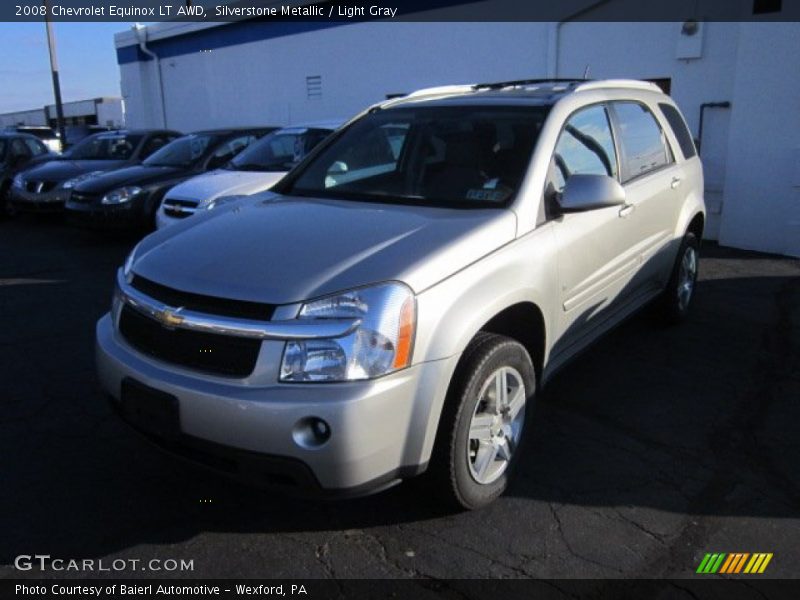 Silverstone Metallic / Light Gray 2008 Chevrolet Equinox LT AWD