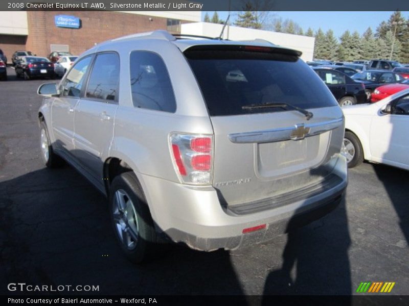 Silverstone Metallic / Light Gray 2008 Chevrolet Equinox LT AWD