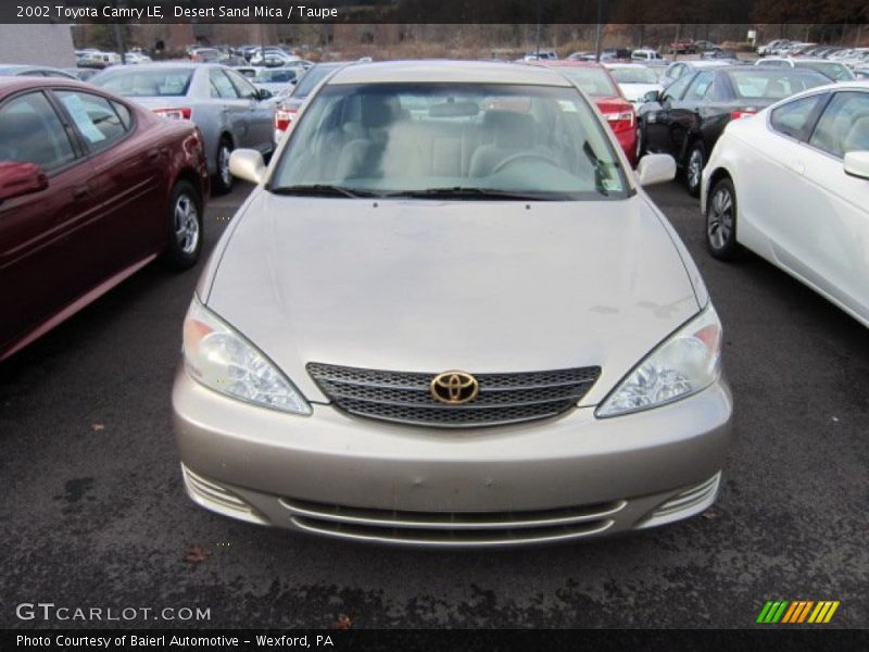 Desert Sand Mica / Taupe 2002 Toyota Camry LE