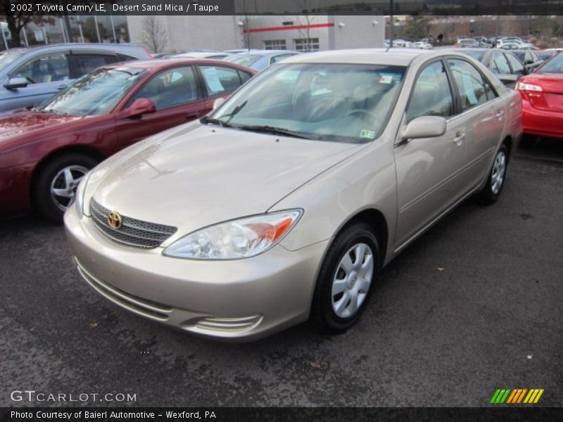 Desert Sand Mica / Taupe 2002 Toyota Camry LE