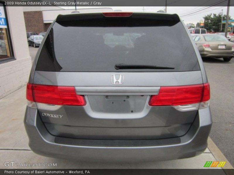 Sterling Gray Metallic / Gray 2009 Honda Odyssey EX-L