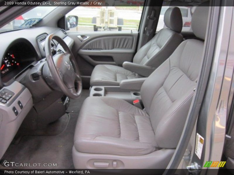 Sterling Gray Metallic / Gray 2009 Honda Odyssey EX-L