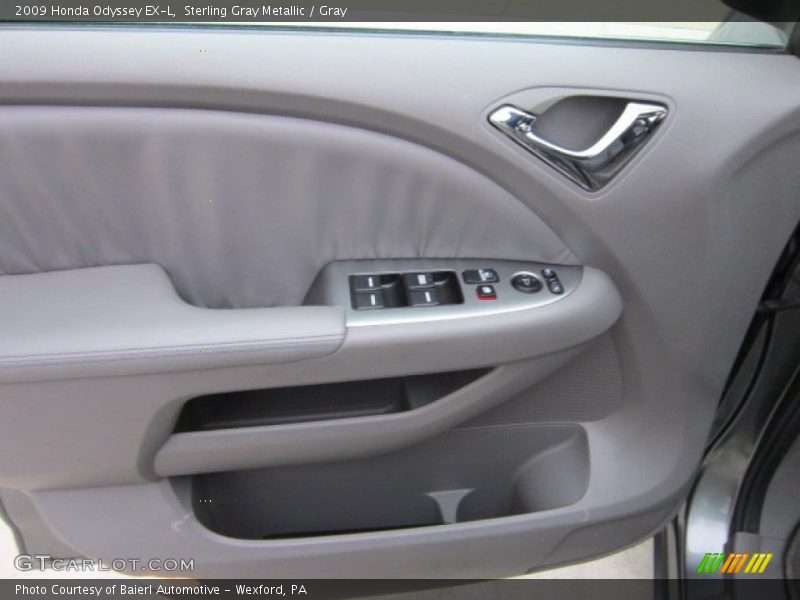 Sterling Gray Metallic / Gray 2009 Honda Odyssey EX-L