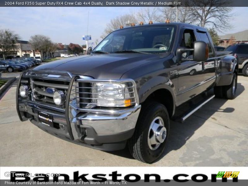 Dark Shadow Grey Metallic / Medium Flint 2004 Ford F350 Super Duty FX4 Crew Cab 4x4 Dually