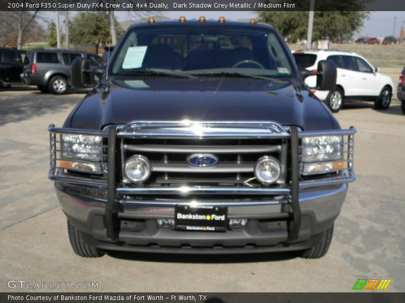 Dark Shadow Grey Metallic / Medium Flint 2004 Ford F350 Super Duty FX4 Crew Cab 4x4 Dually