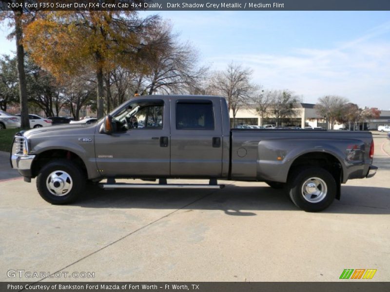 Dark Shadow Grey Metallic / Medium Flint 2004 Ford F350 Super Duty FX4 Crew Cab 4x4 Dually
