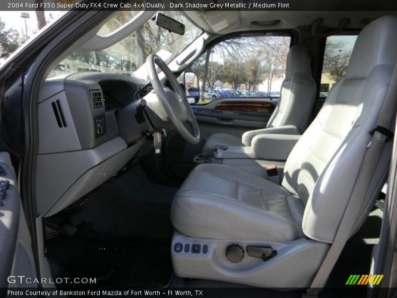 Dark Shadow Grey Metallic / Medium Flint 2004 Ford F350 Super Duty FX4 Crew Cab 4x4 Dually