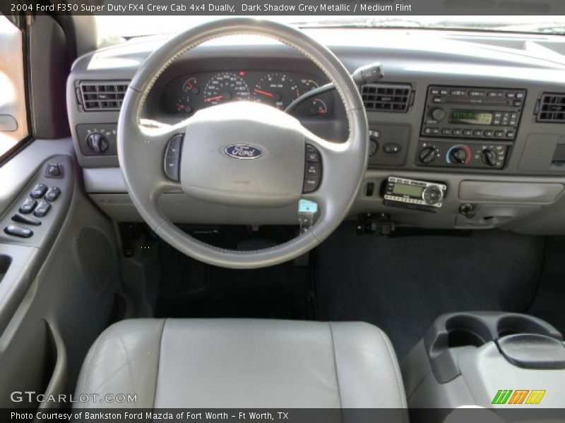 Dark Shadow Grey Metallic / Medium Flint 2004 Ford F350 Super Duty FX4 Crew Cab 4x4 Dually
