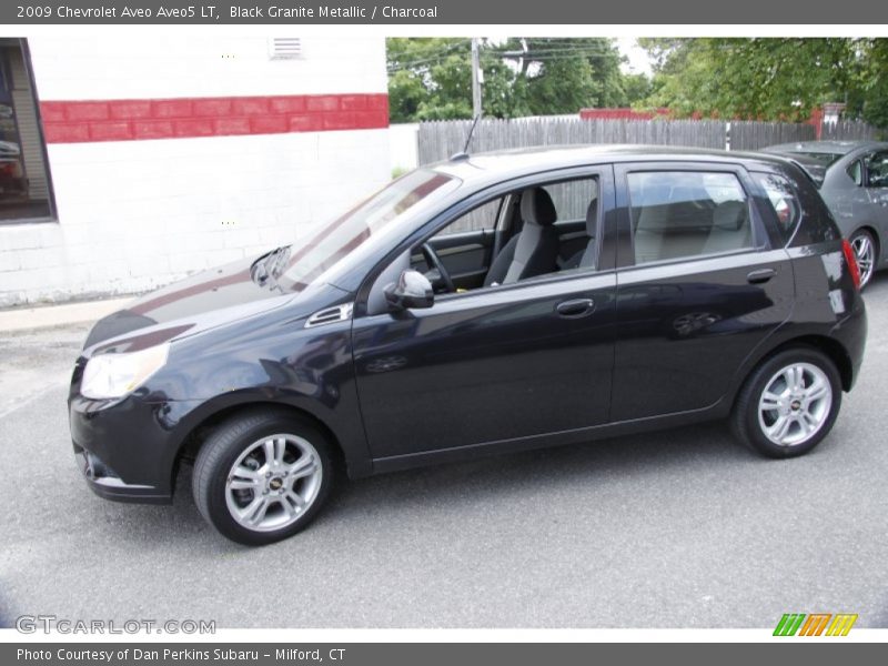 Black Granite Metallic / Charcoal 2009 Chevrolet Aveo Aveo5 LT