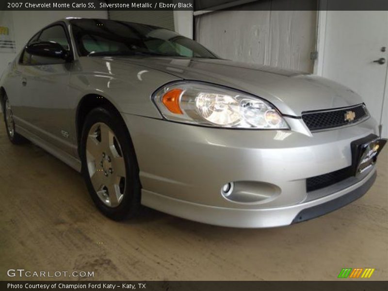 Silverstone Metallic / Ebony Black 2007 Chevrolet Monte Carlo SS