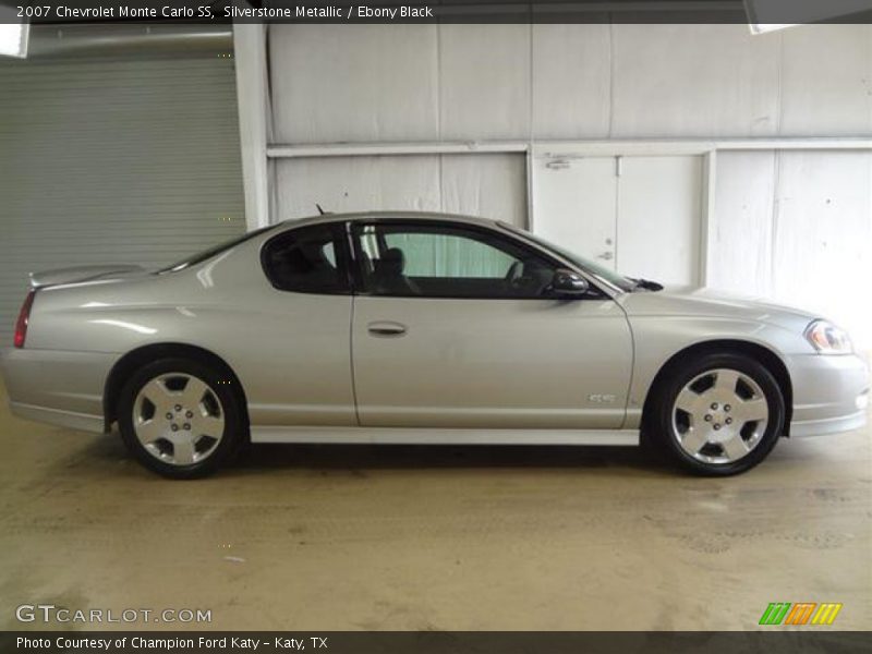 Silverstone Metallic / Ebony Black 2007 Chevrolet Monte Carlo SS