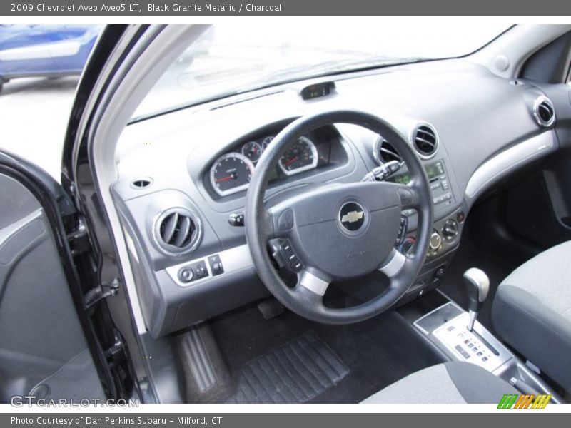 Black Granite Metallic / Charcoal 2009 Chevrolet Aveo Aveo5 LT