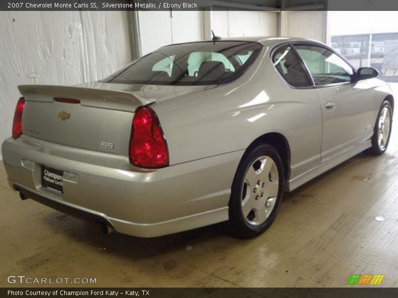 Silverstone Metallic / Ebony Black 2007 Chevrolet Monte Carlo SS