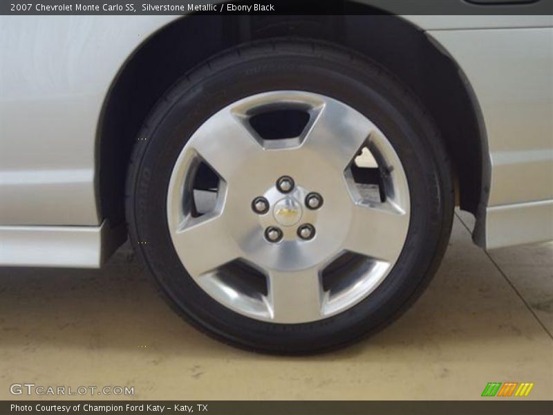 Silverstone Metallic / Ebony Black 2007 Chevrolet Monte Carlo SS