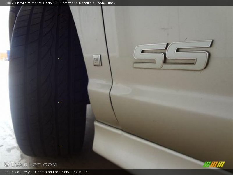 Silverstone Metallic / Ebony Black 2007 Chevrolet Monte Carlo SS