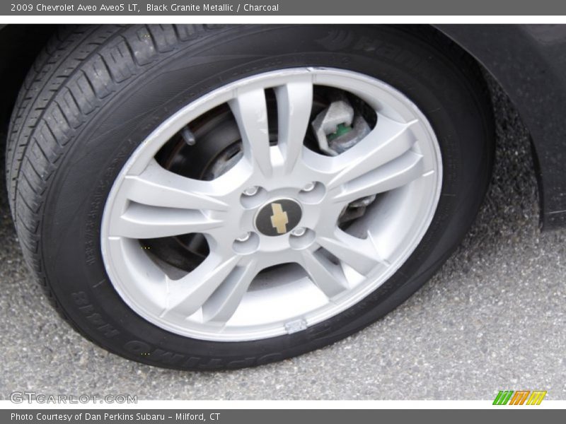 Black Granite Metallic / Charcoal 2009 Chevrolet Aveo Aveo5 LT