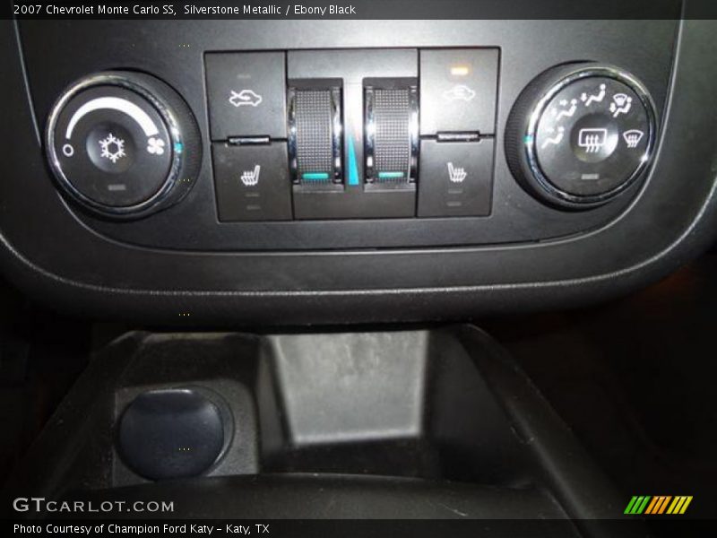 Silverstone Metallic / Ebony Black 2007 Chevrolet Monte Carlo SS