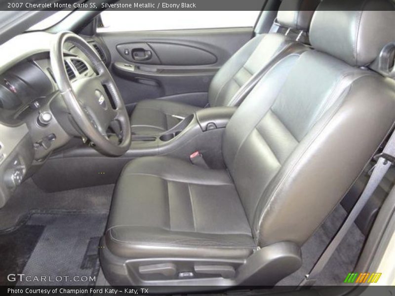Silverstone Metallic / Ebony Black 2007 Chevrolet Monte Carlo SS