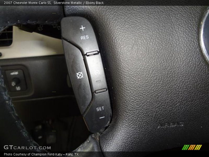 Silverstone Metallic / Ebony Black 2007 Chevrolet Monte Carlo SS