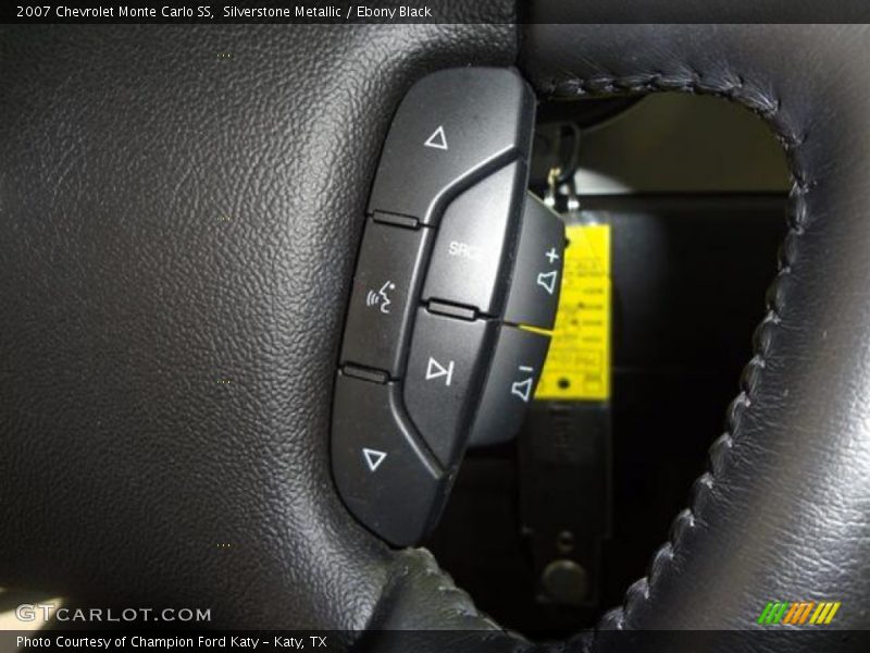 Silverstone Metallic / Ebony Black 2007 Chevrolet Monte Carlo SS