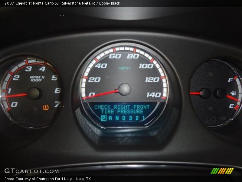 Silverstone Metallic / Ebony Black 2007 Chevrolet Monte Carlo SS